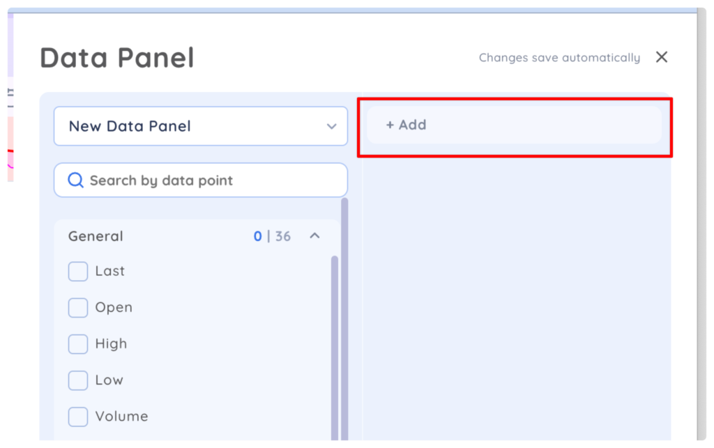 Create a Custom Data Panel