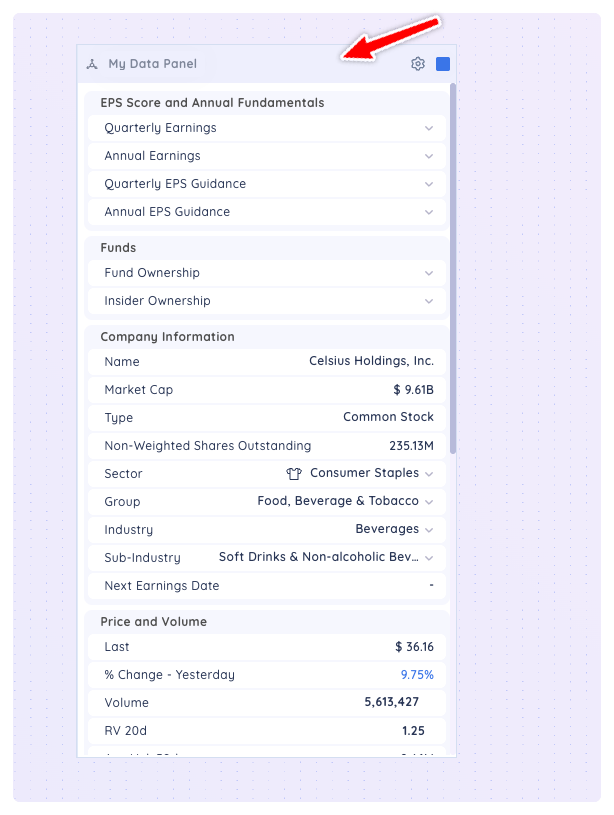 Data Panel App 2 Data Panel App