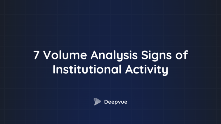 7 volume analysis signs of institutional activity