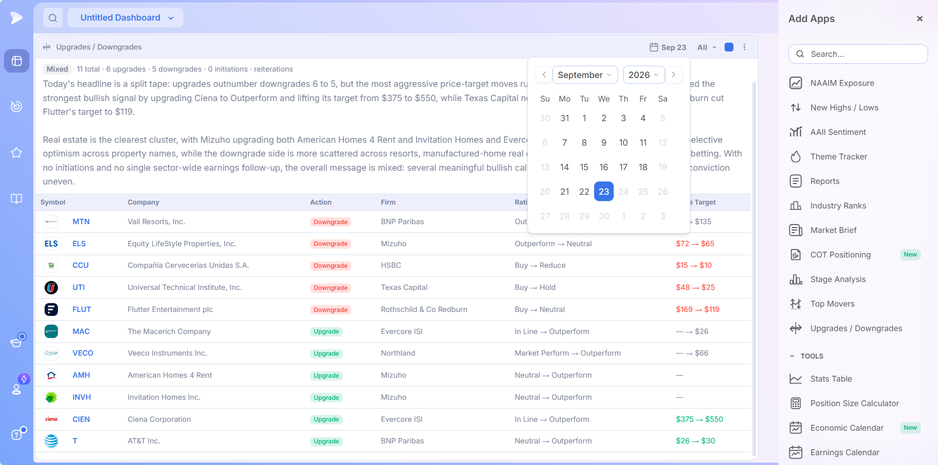 Date picker with month and year dropdowns